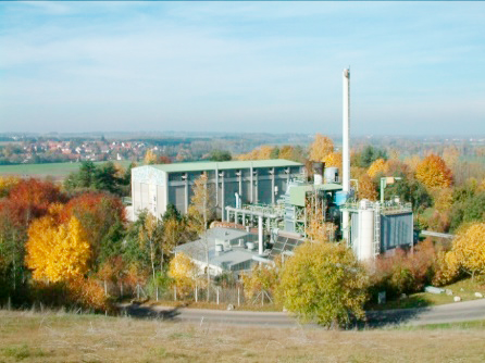 Завод в місті Бургау (Німеччина) з переробки 35 000 тонн на рік комунальних відходів