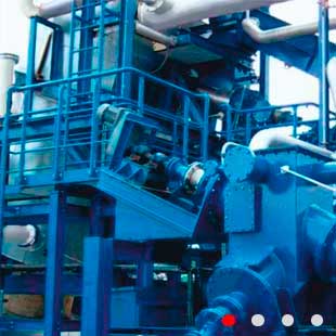 Processing of prepared raw materials at the flameless gasification complex